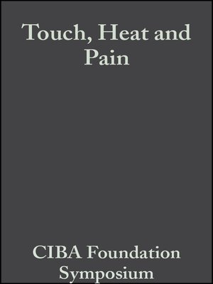 cover image of Touch, Heat and Pain